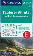 KOMPASS-Karten GmbH - KOMPASS Wanderkarte 82 Tauferer Ahrntal, Valle di Tures e Aurina 1:50.000