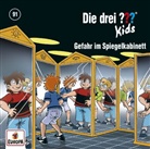 Ulf Blanck - Die drei ??? Kids - Gefahr im Spiegelkabinett, Audio-CD (Audio book)