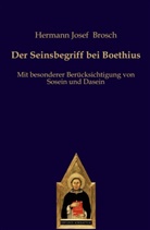 Hermann Josef Brosch - Der Seinsbegriff bei Boethius