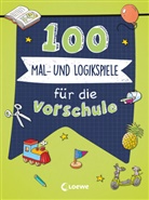 Loewe Lernen und Rätseln, Loewe Lernen und Rätseln - 100 Mal- und Logikspiele für die Vorschule