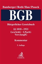 Heinz Georg Bamberger, Margarethe Bergmann u a, Hei Georg Bamberger (Dr.) u a, Heinz Georg Bamberger u a, Wolfgang Hau, Wolfgang Hau u a... - Bürgerliches Gesetzbuch. Fortsetzungswerk: Bürgerliches Gesetzbuch  Band 4: §§ 1018-1921, GewSchG, LPartG, VersAusglG