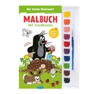 Trötsch Verlag, Trötsch Verlag - Trötsch Der kleine Maulwurf Malbuch mit Tuschkasten