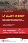 Jean-Baptiste Jacob - La valeur en droit