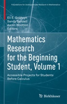 Sandy Ganzell, Eli Goldwyn, Eli E. Goldwyn, Aaron Wootton - Mathematics Research for the Beginning Student, Volume 1