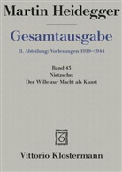 Martin Heidegger, Bernd Heimbüchel - Nietzsche: Der Wille zur Macht als Kunst (Wintersemester 1936/37)