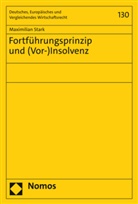 Maximilian Stark - Fortführungsprinzip und (Vor-)Insolvenz