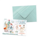 Trötsch Verlag GmbH &amp; Co.KG - Trötsch Postkarte zum Aufstellen Windlicht-Adventskalender Winterwald