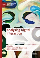 David Giles, Joanne Meredith, Wyke Stommel - Analysing Digital Interaction