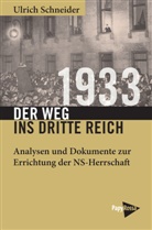 Ulrich Schneider, Ulrich Schneider - 1933 - Der Weg ins Dritte Reich