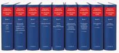 Münchener Handbuch des Gesellschaftsrechts Gesamtwerk - In 9 Bänden. Ladenpreis bezieht sich auf die bereits erschienenen Bände bei Abnahme des Gesamtwerks