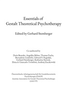 Doris Beneder, Angeiika Böhm, Thomas Fuchs, Bernadette Lindorfer, Edward S. Ragsdale, Gerhard Stemberger... - Essentials of Gestalt Theoretical Psychotherapy