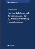 Claudia Bracken - Das Gesellschaftsrecht als Bereichsausnahme der EU-Erbrechtsverordnung