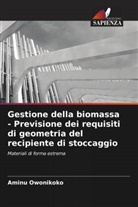 Aminu Owonikoko - Gestione della biomassa - Previsione dei requisiti di geometria del recipiente di stoccaggio