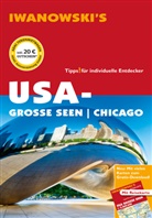 Dirk Kruse-Etzbach - USA-Große Seen / Chicago - Reiseführer von Iwanowski, m. 1 Buch, m. 1 Karte, 2 Teile