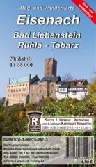 KKV Kartographische Kommunale Verlag, Kkv Kartographische Kommunale Verlagsgesellschaft Mbh - Eisenach - Bad Liebenstein - Ruhla - Tabarz