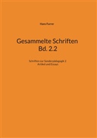 Hans Furrer - Gesammelte Schriften Bd. 2.2