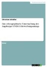 Christian Schaller - Eine ethnographische Untersuchung des Augsburger UNESCO-Bewerbungsantrags
