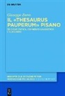 Giuseppe Zarra - Il «Thesaurus pauperum» pisano