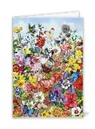 Doppelkarte. Blumenwiese / blanko / B6