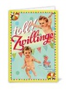 Doppelkarte. Glücksbringer - Toll! Zwillinge