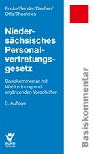 Martin Bender, Martina Dierßen, Martina u Dierssen, Detlef Fricke, Karl Otte, Klaus Thommes - Niedersächsisches Personalvertretungsgesetz
