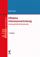 Axel Esser, Axel (Dr.) Esser - Effektive Interessenvertretung