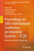 Danijela Gracanin, Bojan Lalic, Nenad Simeunovi¿, Nenad Simeunovic, Nemanja Tasic, Nemanja Tasic et al - Proceedings on 18th International Conference on Industrial Systems - IS'20