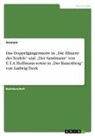 Anonym, Anonymous - Das Doppelgängermotiv in "Die Elixiere des Teufels" und "Der Sandmann" von E.T.A. Hoffmann sowie in "Der Runenberg" von Ludwig Tieck