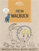 pen2nature, Christian Ortega - Mein Malbuch Dinosaurier. Umweltfreundliches Malen für Kinder ab 4 Jahren