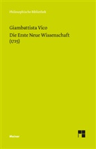 Giambattista Vico, Jürgen Trabant - Die Erste Neue Wissenschaft (1725)