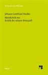 Johann Gottfried Herder, Martin Bojda, Gutschmidt, Holger Gutschmidt - Metakritik zur Kritik der reinen Vernunft