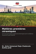 Asha Immanuel Raju Chaduvula, Dr. Asha Immanuel Raju Chaduvula, Anitha Jeldi - Matières premières céramiques