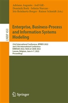 Adriano Augusto, Dominik Bork, Dominik Bork et al, Asif Gill, Selmin Nurcan, Iris Reinhartz-Berger... - Enterprise, Business-Process and Information Systems Modeling
