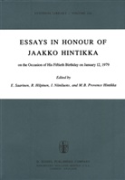 R. Hilpinen, I. Niiniluoto, M. Provence, Esa Saarinen, Esa. Saarinen - Essays in Honour of Jaakko Hintikka