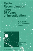 M a Gordon, M. A. Gordon, Mark Gordon, Roman L Sorochenko, Roman L. Sorochenko - Radio Recombination Lines: 25 Years of Investigation
