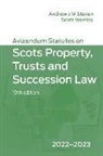 Andrew Steven, Andrew Wortley Steven, Scott Wortley, Andrew J. M. Steven, Andrew Steven, Scott Wortley - Avizandum Statutes on Scots Property, Trusts and Succession Law