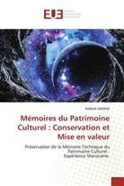 Rabiaa Harrak - Mémoires du Patrimoine Culturel : Conservation et Mise en valeur