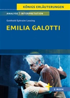 Gotthold Ephraim Lessing - Emilia Galotti von Gotthold Ephraim Lessing - Textanalyse und Interpretation