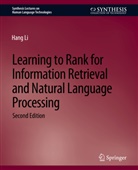 Hang Li - Learning to Rank for Information Retrieval and Natural Language Processing, Second Edition