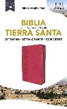 RVR 1960- Reina Valera 1960, Vida - Biblia Reina-Valera 1960, Tierra Santa, Ultrafina, Letra grande, Leathersoft, Fucsia, Con cierre