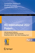 Margherita Antona, Stavroula Ntoa, Constantine Stephanidis - HCI International 2022 Posters