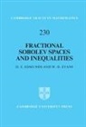 D E Edmunds, D. E. Edmunds, D. E. (University of Sussex) Edmunds, D. E. (University of Sussex) Evans Edmunds, Edmunds D. E., W D Evans... - Fractional Sobolev Spaces and Inequalities