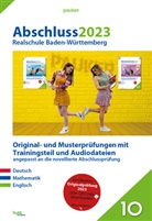 Bergmoser + Höller Verlag AG, Bergmoser + Höller Verlag AG, Bergmoser Höller Verlag AG - Abschluss 2023 - Realschulprüfung Baden-Württemberg - Aufgabenband