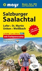 KOMPASS-Karten GmbH - Mayr Wanderkarte Salzburger Saalachtal, Lofer, St. Martin, Unken, Weißbach 1:35.000