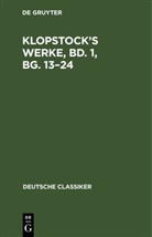 Degruyter - Klopstock's Werke, Bd. 1, Bg. 13-24