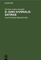 Decimus Junius Juvenalis, Carol Friedrich Heinrich - D. Iunii Iuvenalis Satirae