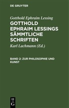 Gotthold Ephraim Lessing, Karl Lachmann - Gotthold Ephraim Lessing: Gotthold Ephraim Lessings Sämmtliche Schriften - Band 2: Zur Philosophie und Kunst