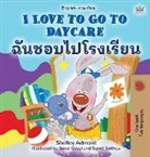 Shelley Admont, Kidkiddos Books - I Love to Go to Daycare (English Thai Bilingual Children's Book)