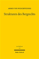 Armin von Weschpfennig, Armin von Weschpfennig - Strukturen des Bergrechts