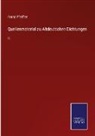 Franz Pfeiffer - Quellenmaterial zu Altdeutschen Dichtungen